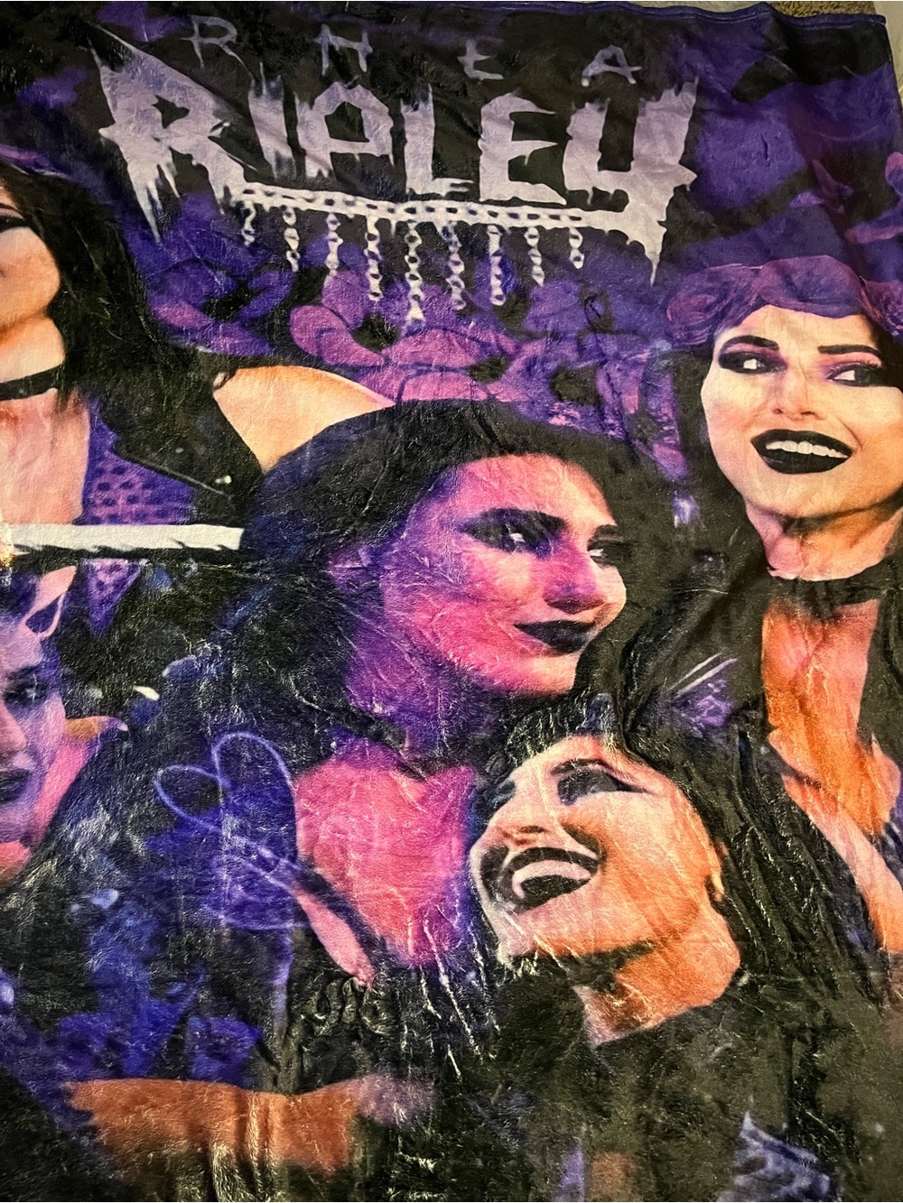 Rhea Ripley wwe fan blanket